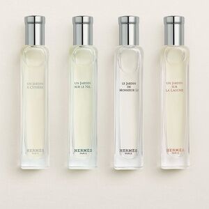 Hermes Perfume Set - Cream, White, Silver